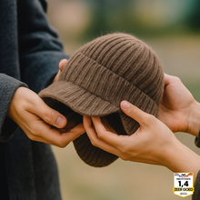 Afbeelding in Gallery-weergave laden, Fjordwarm – Scandinavische wintermuts met oorbescherming (unisex, one size fits all)