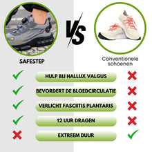 Afbeelding in Gallery-weergave laden, SafeStep - ergonomische en pijnverlichtende veiligheidsschoen - gecertificeerd volgens EN ISO 20345