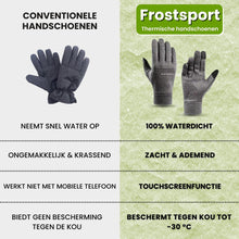 Afbeelding in Gallery-weergave laden, Frostsport - thermische handschoenen voor de kou
