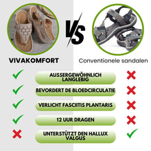 Afbeelding in Gallery-weergave laden, VivaComfort - ergonomische &amp; antislip sandalen voor pijnbestrijding

